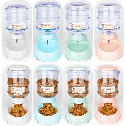 Bols d'alimentation de animaux de compagnie de grande capacité Small Chien Bowl de nourriture pour le distributeur d'eau automatique Bols de chat