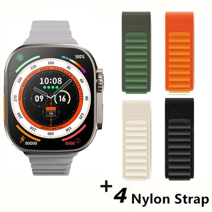 Pour Apple Smart Watch 10 Ultra X 3 Pro Max Gen2 49 mm AMOLED SMARTWATCH RACHAGE RATIFIQUE CHARGE WIRE SANS MEN FEMMES POUR SPORT