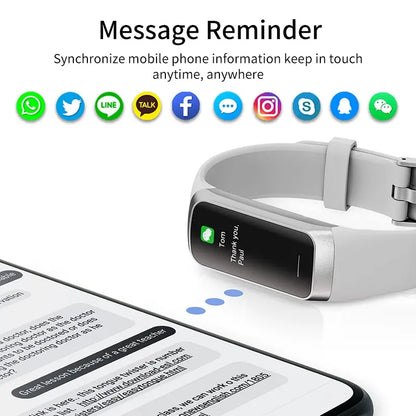 LIGE AMOLED SMART Watch Men 2023 Smart Band Women Heart Rate Blood Smartwatch Bracelet Smart Bracelet Sport Tracker