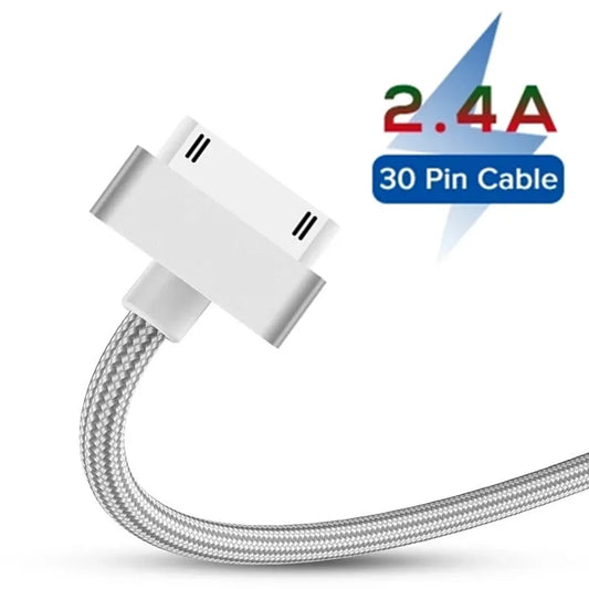Câble USB Charge rapide pour Apple iPhone 4 4S 3GS 3G iPad 1 2 3 iPod nano touche 30 broches Adaptateur du chargeur d'origine Cordon de synchronisation
