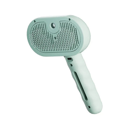 Brosse de massage à la vapeur pour animaux de compagnie, peigne de chien avec épilation à la cheveux et dents douces, pinceau de toilettage sûr pour chiens Accessoires de nettoyage des chats