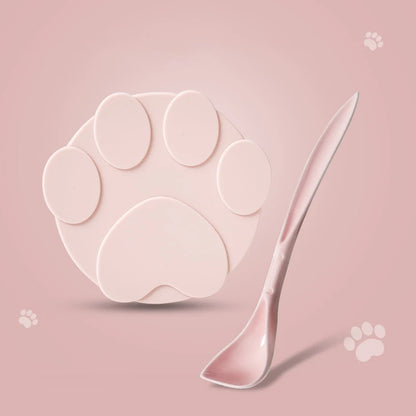 Portable Silicone Chien Chat Lide en conserve 2-en-1 Scellant de nourriture cuillère Pet Food Cover Strangez les couvercles de maintien frais accessoires pour chiens