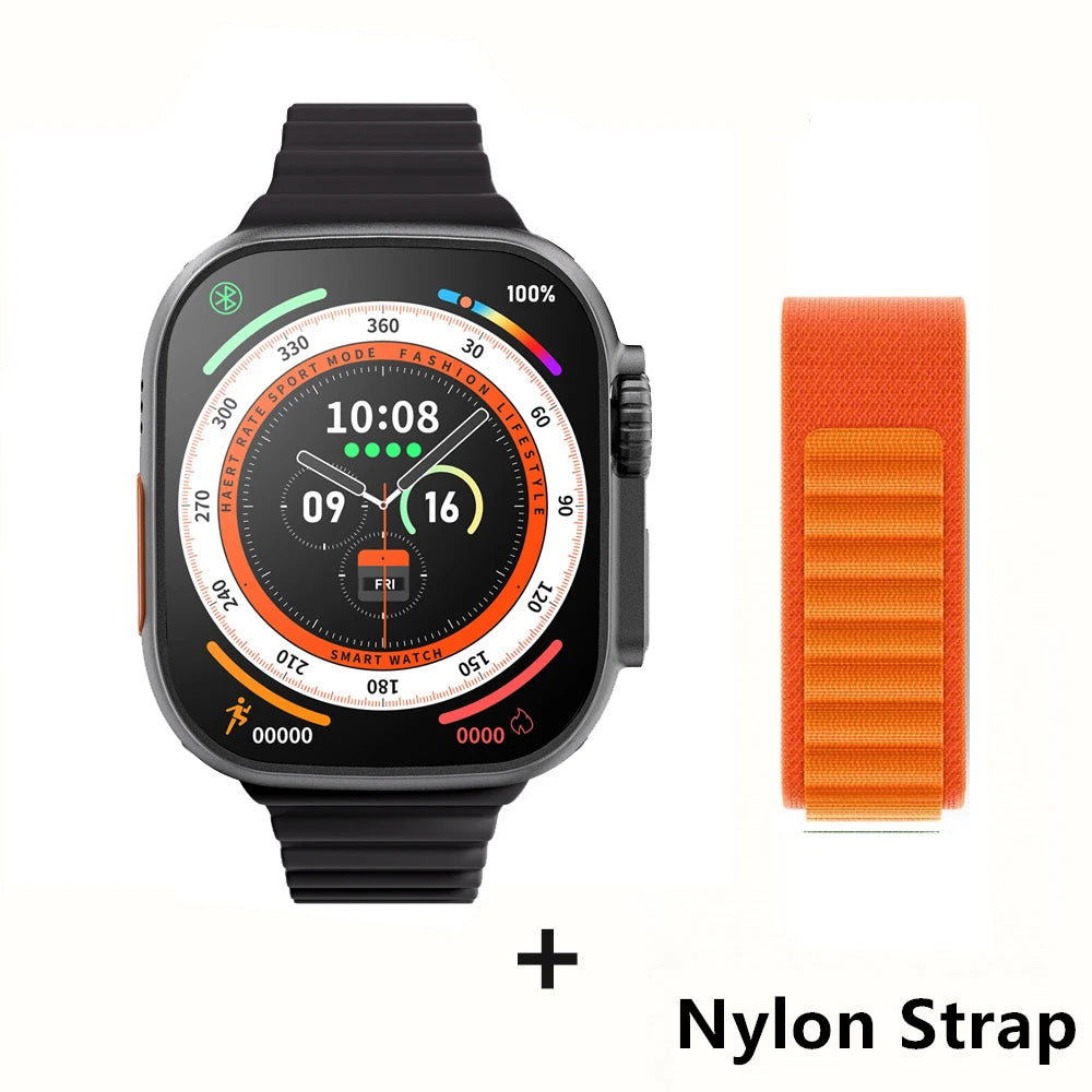 Pour Apple Smart Watch 10 Ultra X 3 Pro Max Gen2 49 mm AMOLED SMARTWATCH RACHAGE RATIFIQUE CHARGE WIRE SANS MEN FEMMES POUR SPORT