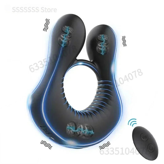 Vibration cockring pénising pénis bague de bite pour l'homme retard