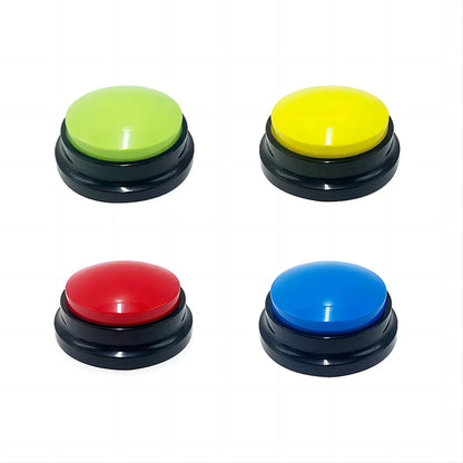 Boutons de communication de chien bouton d'enregistrement vocal pour le buzzer de formation des animaux