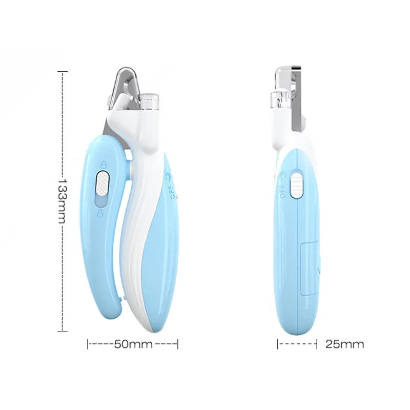 Clippers à ongles d'animaux de compagnie professionnels avec des ciseaux de toilettage à griffe de compagnie lége