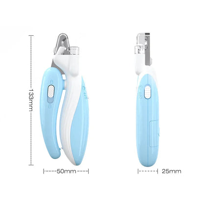 Clippers à ongles d'animaux de compagnie professionnels avec des ciseaux de toilettage à griffe de compagnie lége