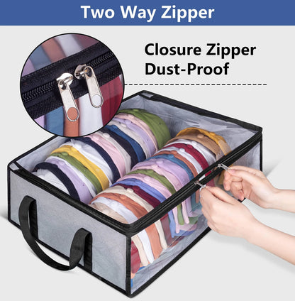 Organisateur de rangement du chapeau pour les casquettes de baseball avec 2 poignées robustes Sac de rangement du chapeau pour les livres et l'organisation de stockage de jouets de vêtements