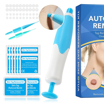 2 en 1 Micro Micro Skin Tag Dispositif Dispositif standard et micro-étiquette de peau Kit d'élimination de la peau