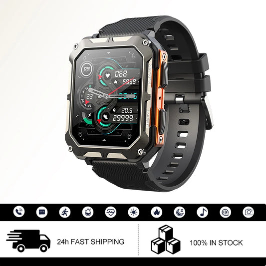 C20PRO Sports Smart Watch Men Bluetooth appelez Smartwatch IP68 MODE MOTI-MUTS SPORTS SPORT