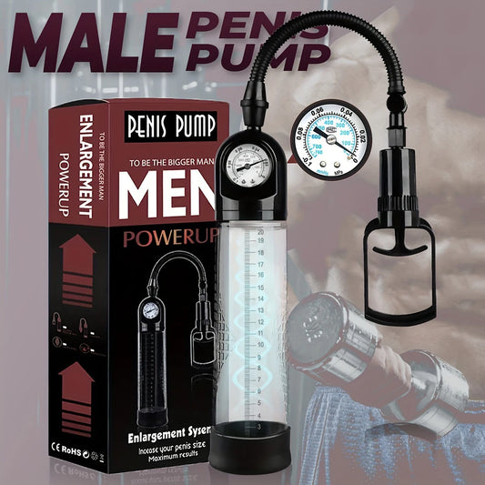 Pompe de pénis manuel masculin Pumple à vide à l'agrandissement