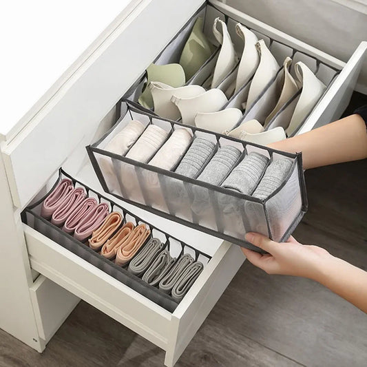 Organisateur de vêtements Jeans Pantalons Boîte de rangement Boîte de rangement Organisateur de tiroir pour les sous-vêtements T-shirt T-shirt Socks Organization System
