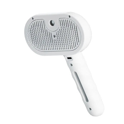 Brosse de vapeur de 3 po sur 1 avec bouton de relâchement brossage de toilettage de chat rechargeable pour chats brosse à poils brosse pour animaux de compagnie pour chiens petits animaux