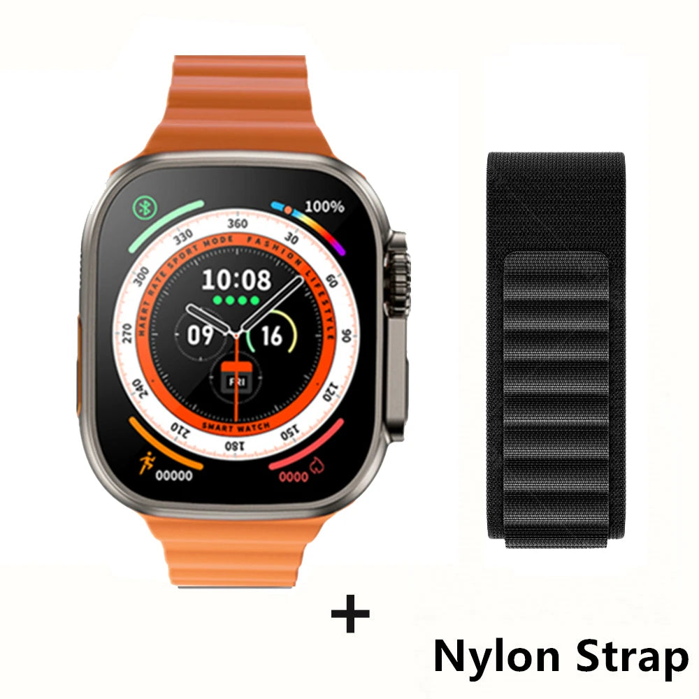 Pour Apple Smart Watch 10 Ultra X 3 Pro Max Gen2 49 mm AMOLED SMARTWATCH RACHAGE RATIFIQUE CHARGE WIRE SANS MEN FEMMES POUR SPORT