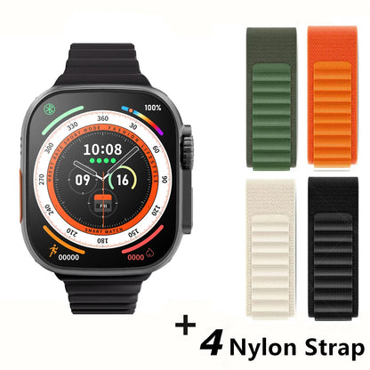 Pour Apple Smart Watch 10 Ultra X 3 Pro Max Gen2 49 mm AMOLED SMARTWATCH RACHAGE RATIFIQUE CHARGE WIRE SANS MEN FEMMES POUR SPORT