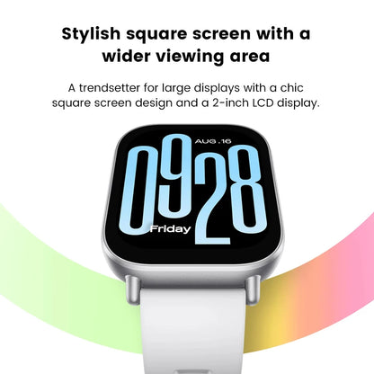 Version globale Xiaomi Redmi Watch 5 Affichage actif 2 '' '18 Days Battery Life Plus de 140 Modes de formation 5ATM
