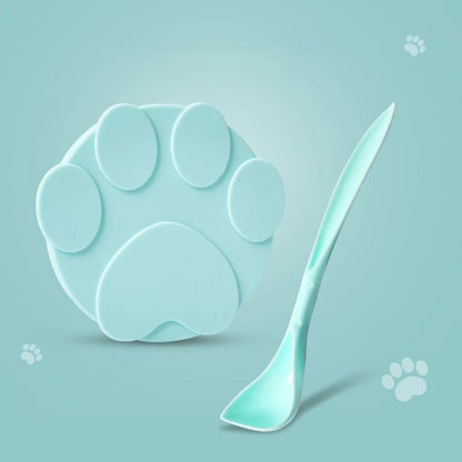 Portable Silicone Chien Chat Lide en conserve 2-en-1 Scellant de nourriture cuillère Pet Food Cover Strangez les couvercles de maintien frais accessoires pour chiens