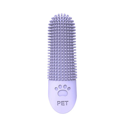Pouttes de nettoyage des dents de silicone pour animaux