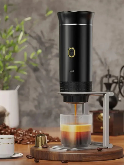 Machine de café à expresso électrique sans fil pour cafetière de camping en voiture et à domicile