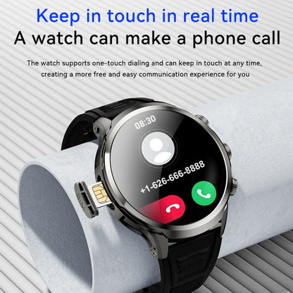 5G/4G Android 9.0 Smart Watch 1,95 pouces AMOLED 1880mAh Batterie 900W Caméra 8 Go + 128 Go RAM GPS WiFi Google App Download SmartWatch