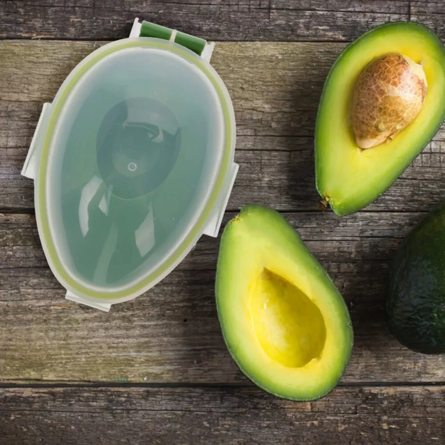 Boîte de rangement d'aliments de cuisine Avocado espace récipient d'épargne Organisateur de légumes réutilisable en plastique Conteneurs de fruits à légumes Crisper
