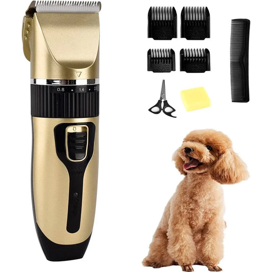 Briess Professional Pet Trimmer, Clipper de cheveux à faible bruit sans fil pour chiens/chats, rasons de toilettage pour hommes/enfants, kits de cisaillement