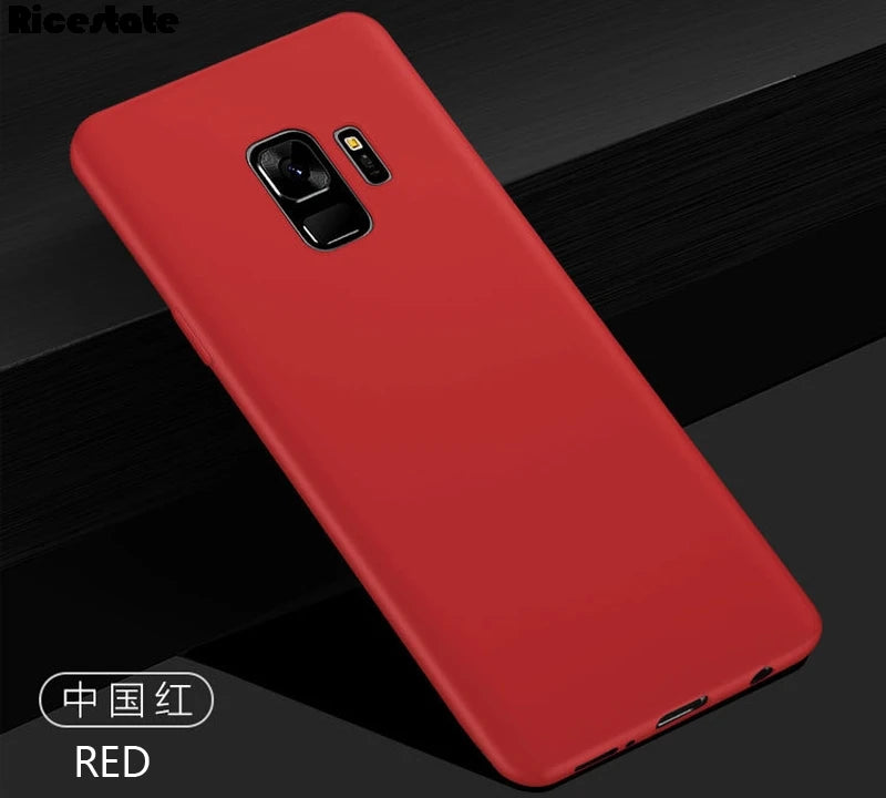 Ricestate Shockproof Armor Cover Cover pour Samsung S9 S9 Plus Coome Soft Silicon TPU Case pour Samsung Galaxy S9 S9plus Fundas