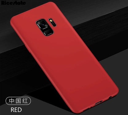 Ricestate Shockproof Armor Cover Cover pour Samsung S9 S9 Plus Coome Soft Silicon TPU Case pour Samsung Galaxy S9 S9plus Fundas