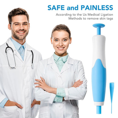 2 en 1 Micro Micro Skin Tag Dispositif Dispositif standard et micro-étiquette de peau Kit d'élimination de la peau