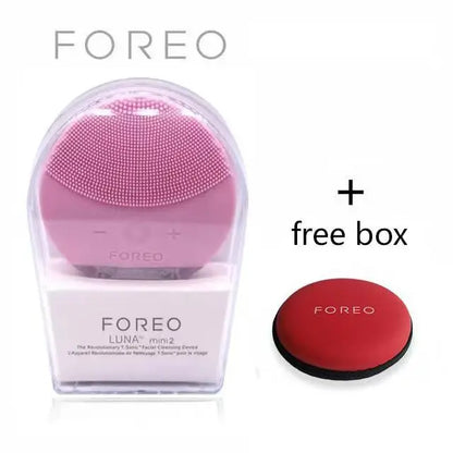 lUNA Mini2 Facial Silicone Facial Nettoying Brush, avant le logo réel, charge USB, étanche, niveau 8