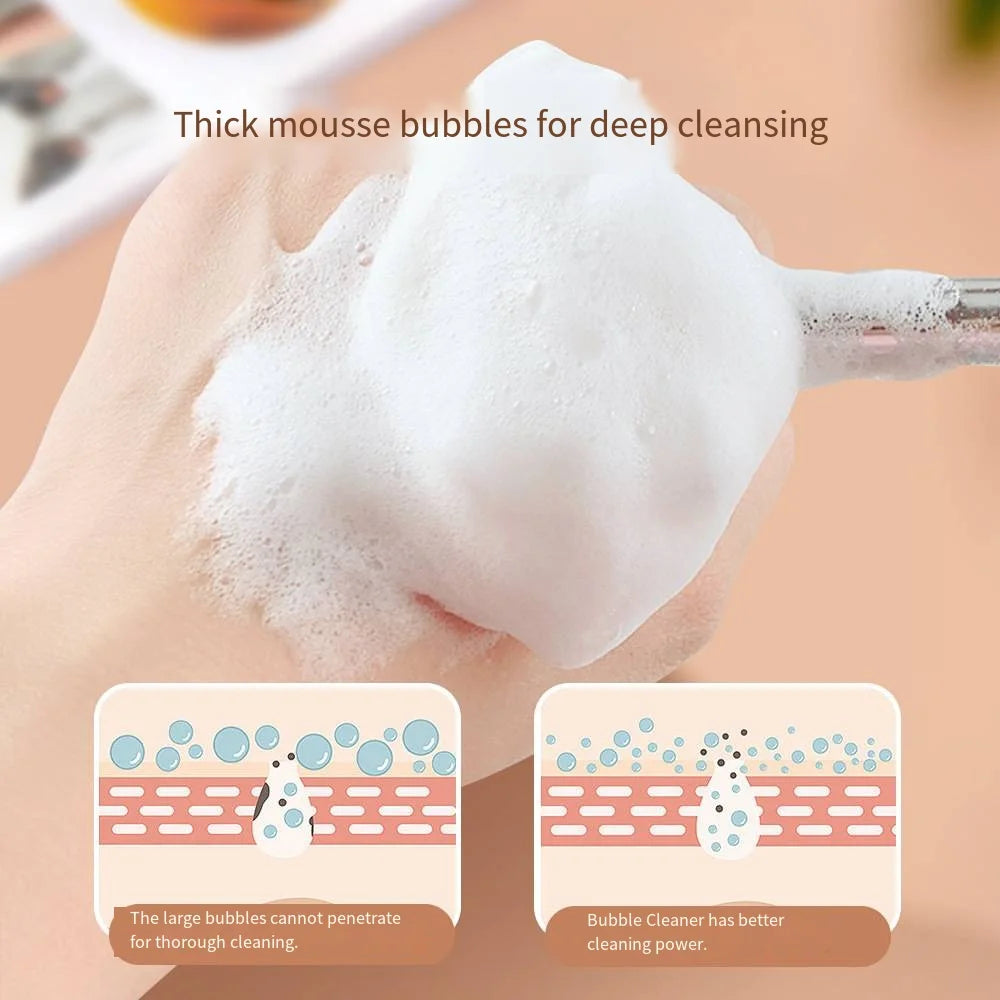 Brosse faciale de bulle fabricant - Élimination des points noirs et outil d'exfoliation doux un pinceau nettoyant doux pour les soins faciaux essentiels