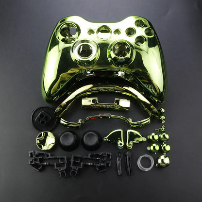 JCD For XBOX 360 Wireless Controller Full Case Gamepad Housing Shell Cover with Buttons Kits Analog Stick Bumper Accessories