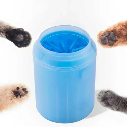 Chien de pied de pied tasse path lasher nettoyeur chien chat bas de pas brosse de nettoyage