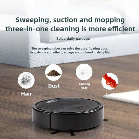 nouveau nettoyage de balayage de balayage entièrement automatique entièrement pour nettoyer l'aspirateur de balayage à la maison Mini Cleaner Home Utilisez un balayeur intelligent