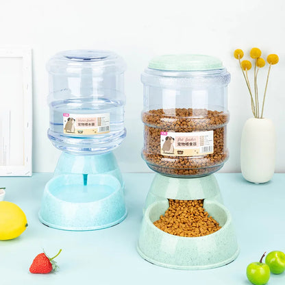 Bols d'alimentation de animaux de compagnie de grande capacité Small Chien Bowl de nourriture pour le distributeur d'eau automatique Bols de chat