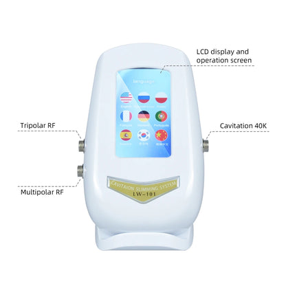 3/4-en-1 40k Corps minceur Masseur de cavitation Machine de dispositif multifonctionnel Face Body Resserrer le salon de beauté soulevant