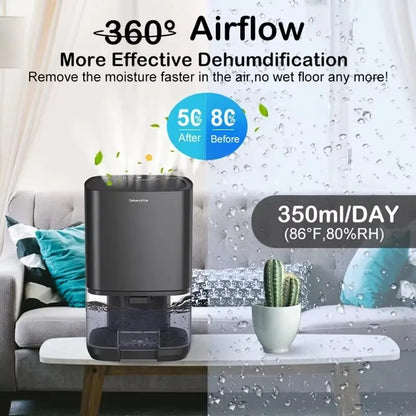Air déshumidificateur Portable Absorbeurs d'humidité muet Machine Séchante à air pour la maison Bureau de cuisine Déodorizer Sécheur EU/US
