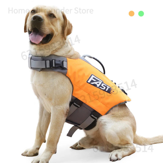 Pet Swimming Life Jacket Safety Vest for Dog in Summer Fashion Adjustable Reflective in Pool or Surfing Drifting Dog Life Vest