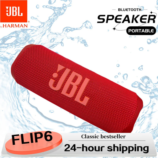 Haut-parleur JBL Flip 6 Bluetooth FLIP6 portable IPX7 IPPHERPOROP OUTDOOOR BASS BASS MUSIC SPELER Tweeter indépendant