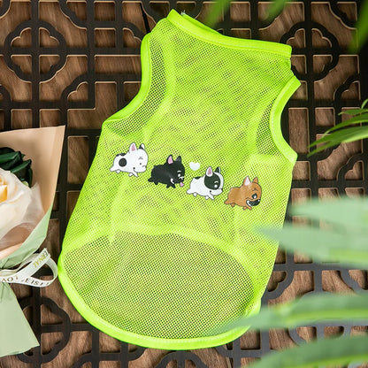 Vêtements de chat de mode Vêtements pour chiens pour chiens pour petits chiens chihuahua bulldog de bulldog gilet t-shirt super cool bel vêtements de chiot