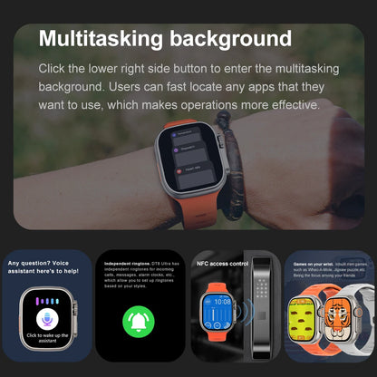 Pour Apple Smart Watch 10 Ultra X 3 Pro Max Gen2 49 mm AMOLED SMARTWATCH RACHAGE RATIFIQUE CHARGE WIRE SANS MEN FEMMES POUR SPORT