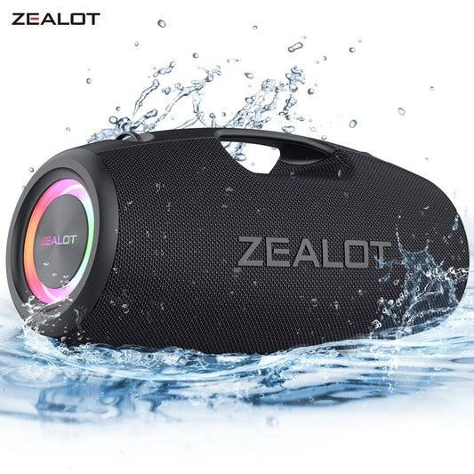 Zélote-S78 120W Portable Bluetooth haut-haut-parleur en plein air haut-parleur grand haut-parleur excellent excellent basse Performance Hifi haut-parleur