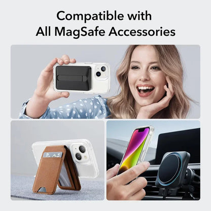 Étui de téléphone transparent magnétique d'origine pour Magsafe pour iPhone 16 15 14 plus 13 12 Mini 11 Pro Max Wireless Charge Retour Couverture