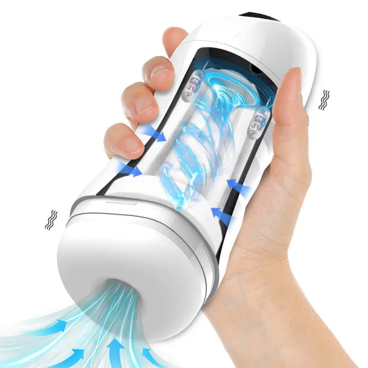 VIBRATION AUTOMATIQUE MALACHE MASTIBATOR VIBRATION Machine Machine Masturbation Cup Sex Toys Goods pour adultes pour les hommes Masturbate
