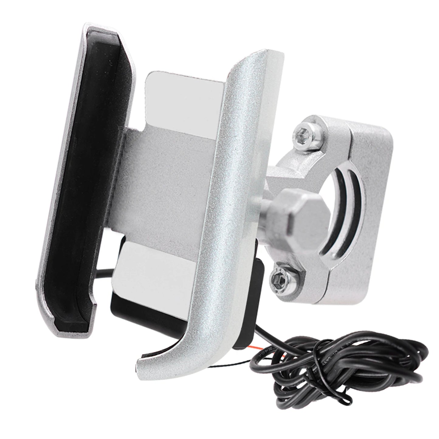 Motorcycle Goidon Mobile Support en aluminium Chargeur USB Miroirs du support de téléphone portable Mont Navigation GPS pour le support de vélo Moto