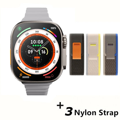 Pour Apple Smart Watch 10 Ultra X 3 Pro Max Gen2 49 mm AMOLED SMARTWATCH RACHAGE RATIFIQUE CHARGE WIRE SANS MEN FEMMES POUR SPORT