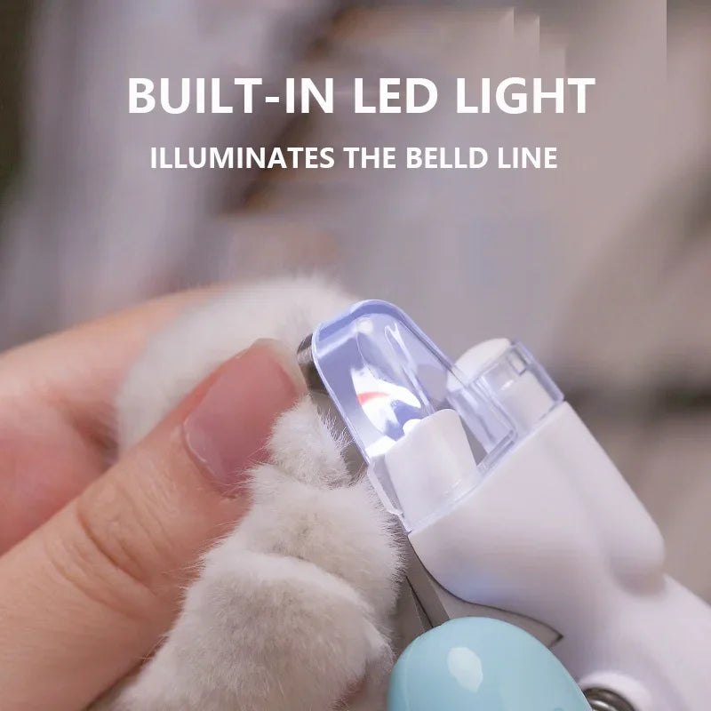 Clippers à ongles d'animaux de compagnie professionnels avec des ciseaux de toilettage à griffe de compagnie lége
