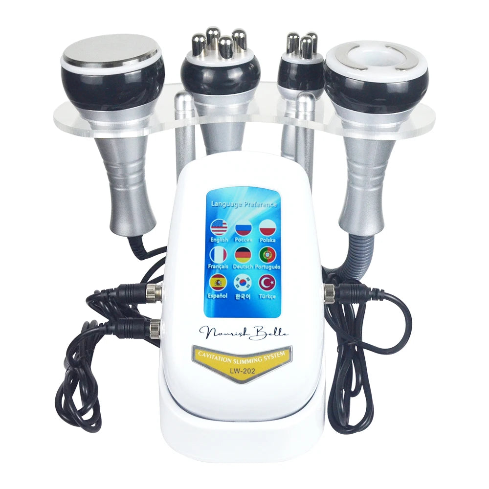 3/4-en-1 40k Corps minceur Masseur de cavitation Machine de dispositif multifonctionnel Face Body Resserrer le salon de beauté soulevant