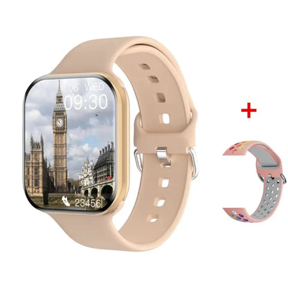 New Watch 10 Smart Watch Men Température corporelle BT Appelez NFC toujours exposée