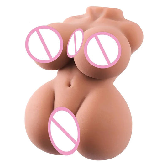 Nouvelle poitrine Pussy Dolls Men Sel-Sex Masturbation Doll Tabinet Vagina Clitoris Hip Pinis Exercice Oral Sexe érotique Adulte Toys 18+